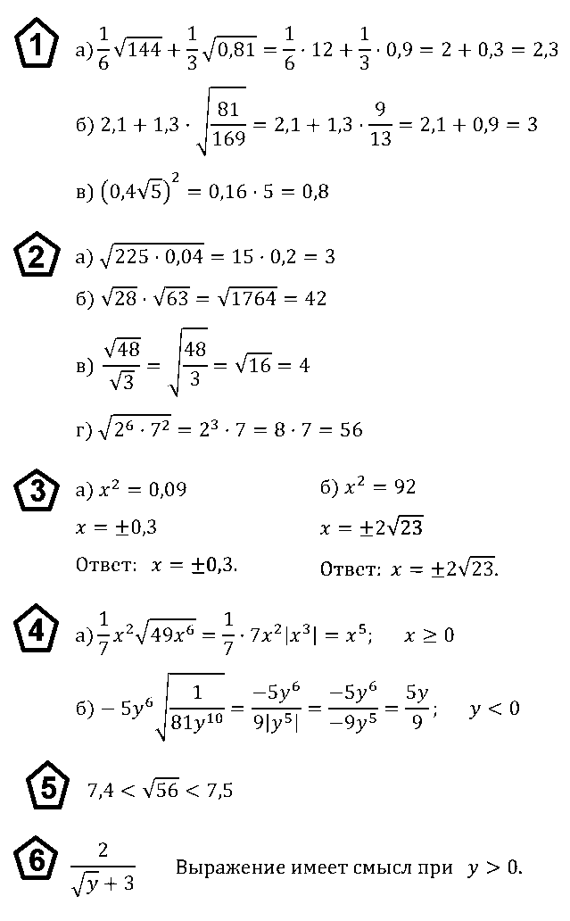 Алгебра 8 Макарычев КР-3 Вариант 4 ответы